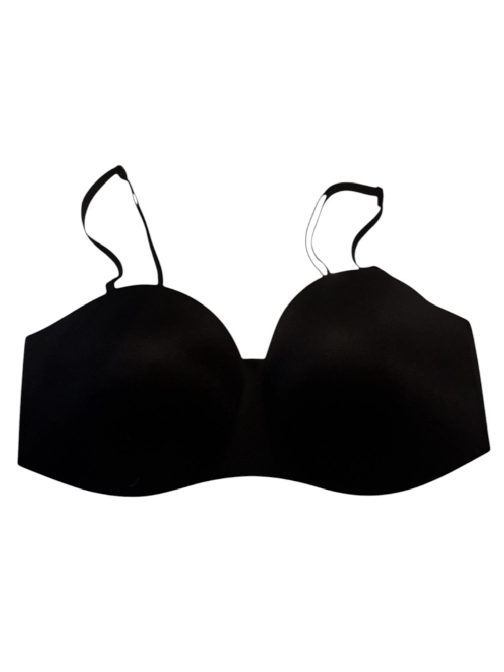 SOMA Black Stay Put Bra in Black Size 32D — (Wear with or without straps)